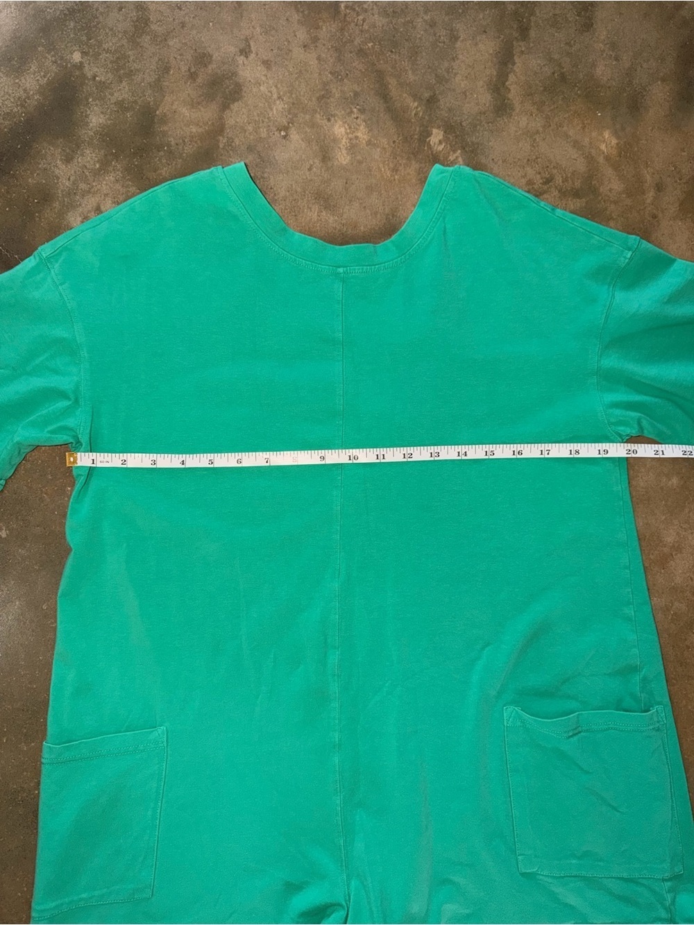 Kelly Green Reversible Romper Pocketed Lounge Casual Stretch S Game Day Tailgate - Picture 3 of 9